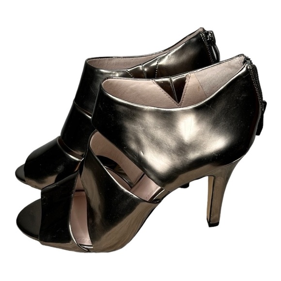 Elegant Black and Silver Women's Sandals Vince Camut - Picture 3 of 6